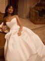 Moonlight Couture H1623 beautiful vintage long sleeve bridal gowns