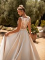 Moonlight Collection J6772 illusion lace & beaded satin ball gown