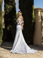 Moonlight Collection J6932 Drop Waist and Open Illusion Back Mermaid with Sweep Train