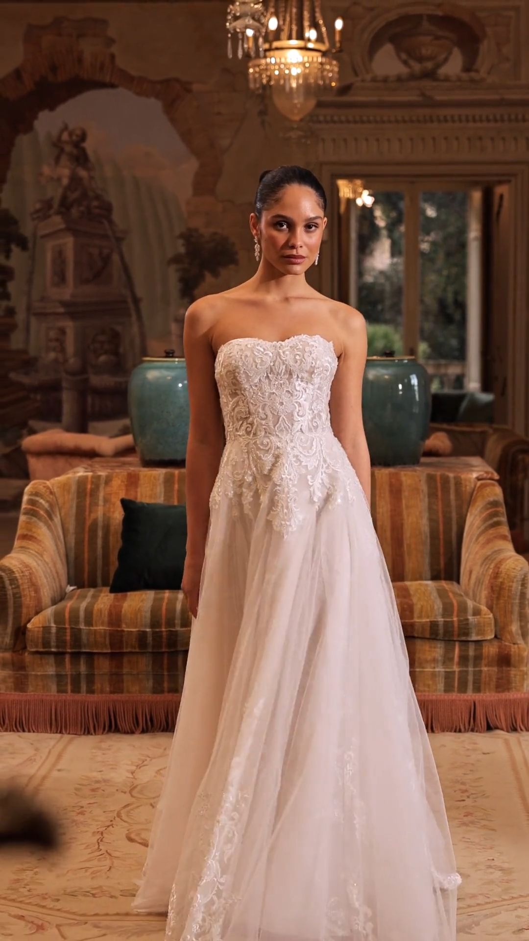 Moonlight Collection J6972 elegant bridal gowns and classic wedding dresses