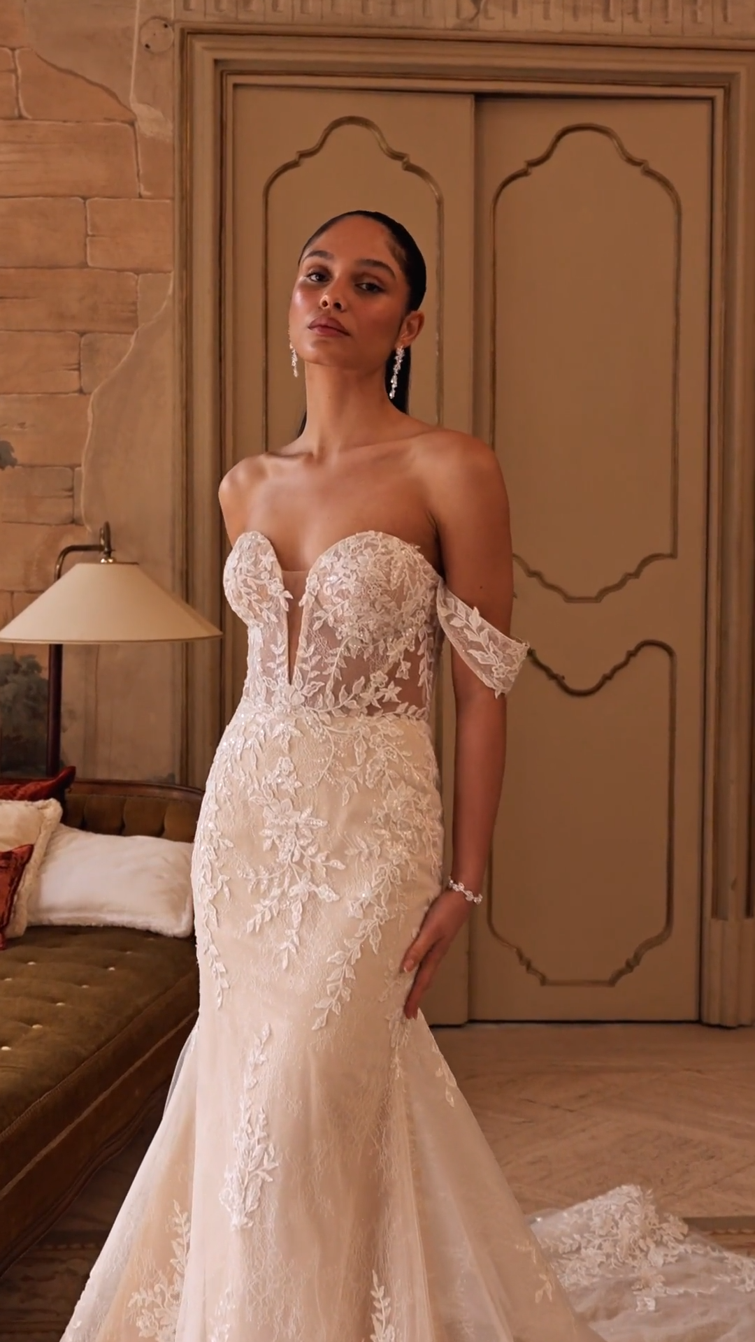 Moonlight Collection J6981 elegant bridal gowns and classic wedding dresses