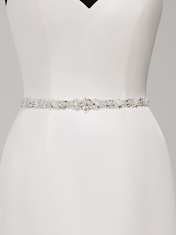 Moonlight Sashes SASH-121 Beaded bridal sashes are the perfect accent for your bridal gown