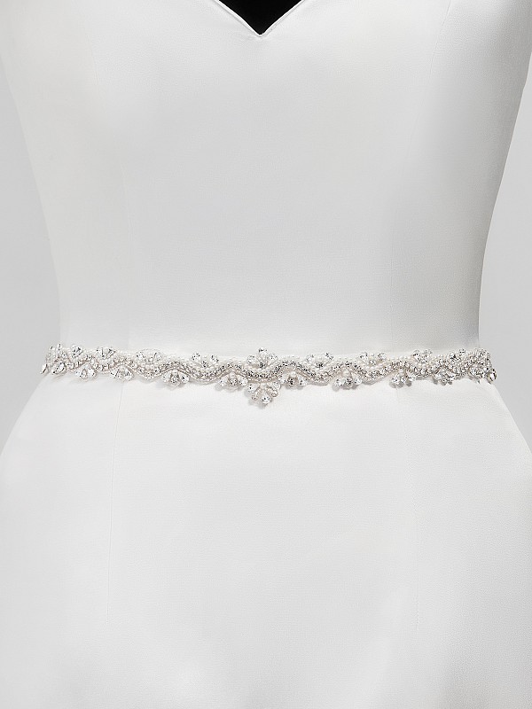Moonlight Sashes SASH-126 Beaded bridal sashes are the perfect accent for your bridal gown