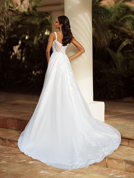 Moonlight Tango T149 comfortable bohemian lace bridal gowns for the casual bride