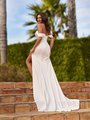 Moonlight Tango T150 comfortable bohemian lace bridal gowns for the casual bride